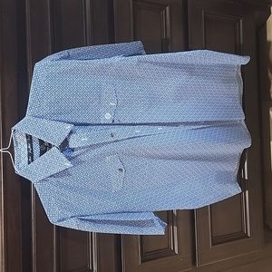 Mens Large Short Sleeve Wrangler George Straight Shirt